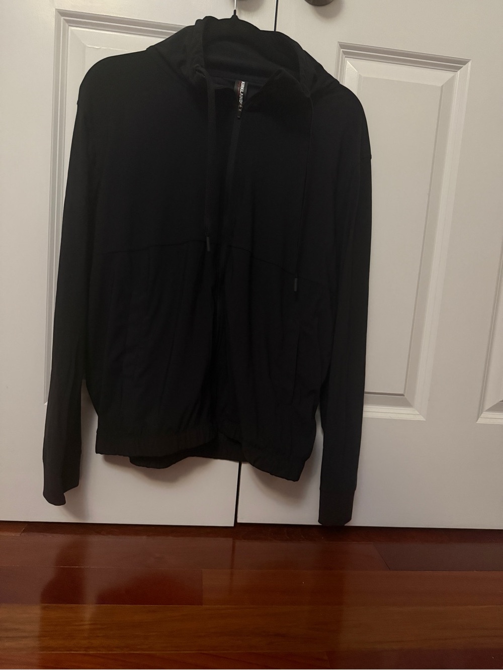 Kirkland Signature Black Windbreaker Jacket